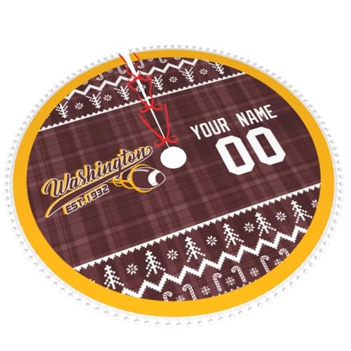 Washington-Custom-Christmas-Tree-Skirt-with-Pom-Pom-Trim-Christmas-Tree-Decor-for-Holiday-Party-Great-Gifts-for-Sports-Fans Washington Custom Christmas Tree Skirt with Pom Pom Trim Christmas Tree Decor for Holiday Party Great Gifts for Sports Fans