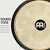 Meinl Percussion Bongos Journey Series - 2 hand drums with 6.5 and 7.5 inches - including tuning key - ABS plastic, Black (HB50BK) #2