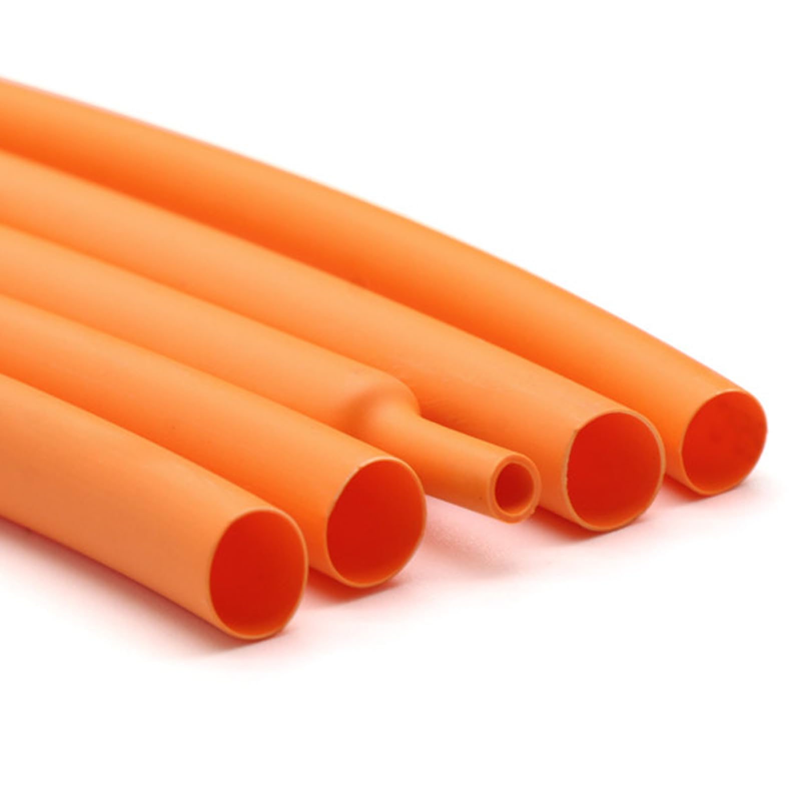 UpGBRF PE Heat Shrink Tubing Cable Shrink Tubing Wrap Tube 2:1 Shrink Ratio for Tool Coating, 7Mm Diameter,Orange