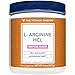 L-Arginine HCl Amino Acid Powder - Nitric Oxide Booster & Supports Cardiovascular Health - Tropical Flavor (50 Servings)
