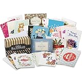 Cortesia All Occasion Premium Greeting Cards Assortment - 30 UNIQUE DESIGNS, Box set incl. Envelopes, Birthday Cards, Thank You Notes, Thinking of You, Get Well, Congratulations, Anniversary, Sympathy