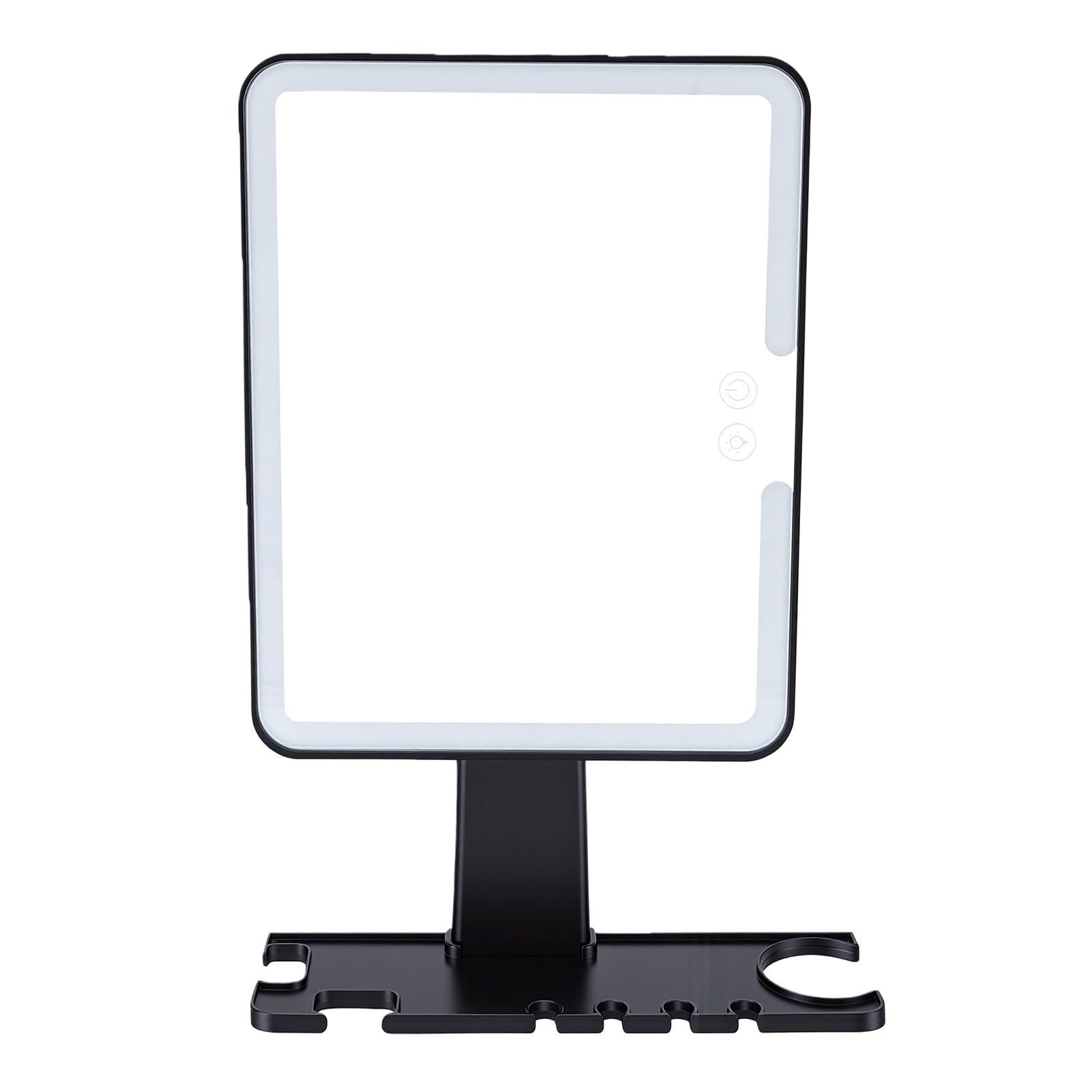 Cryfokt Beschlagfreier Spiegelschrank, LED-Spiegel ohne Bohren, (Black)