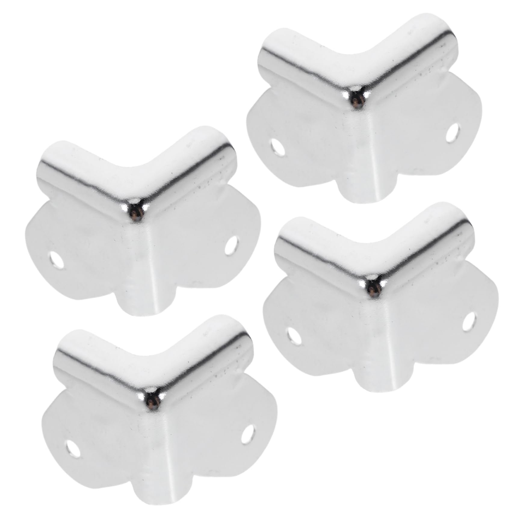 VILLCASE 4 Pack High Strength Metal Corner Guards Corner Table Protector for Furniture Home Office and Commercial Use Shockproof Design