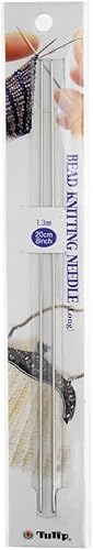 TULIP Aguja para tejer cuentas, larga, 1 par