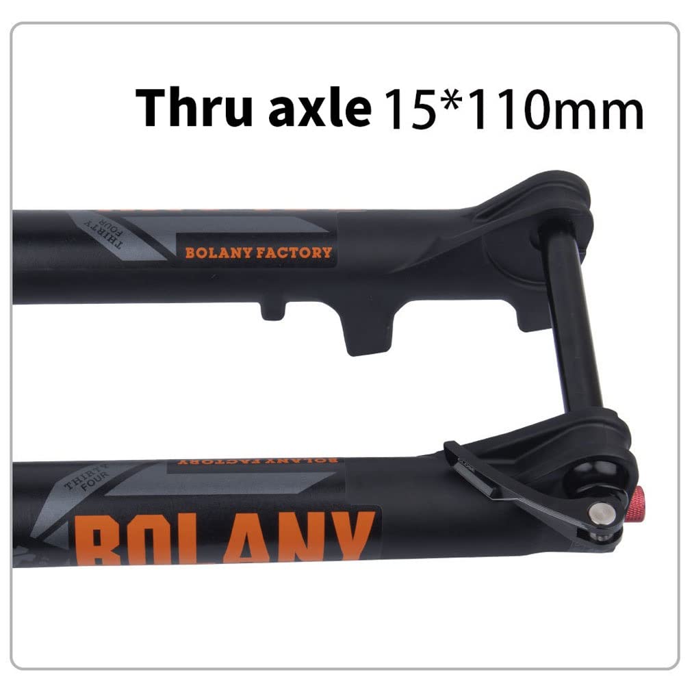 QHIYRZE Fourche VTT 26/27,5/29 Pouces Fourche À Suspension For Vélo De Montagne Voyage 110Mm Fourche À Air 1-1/8 '' Fourche Avant Droite Verrouillage