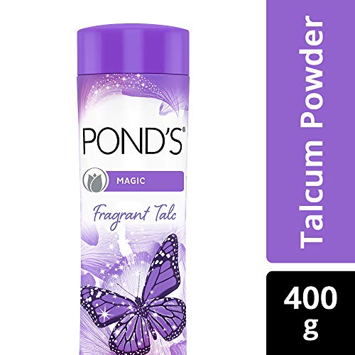 Image of Pond's Dreamflower Fragrant Talcum Powder, Pink Lily, 400 G And Magic Freshness Talcum Powder Acacia Honey, 400 G