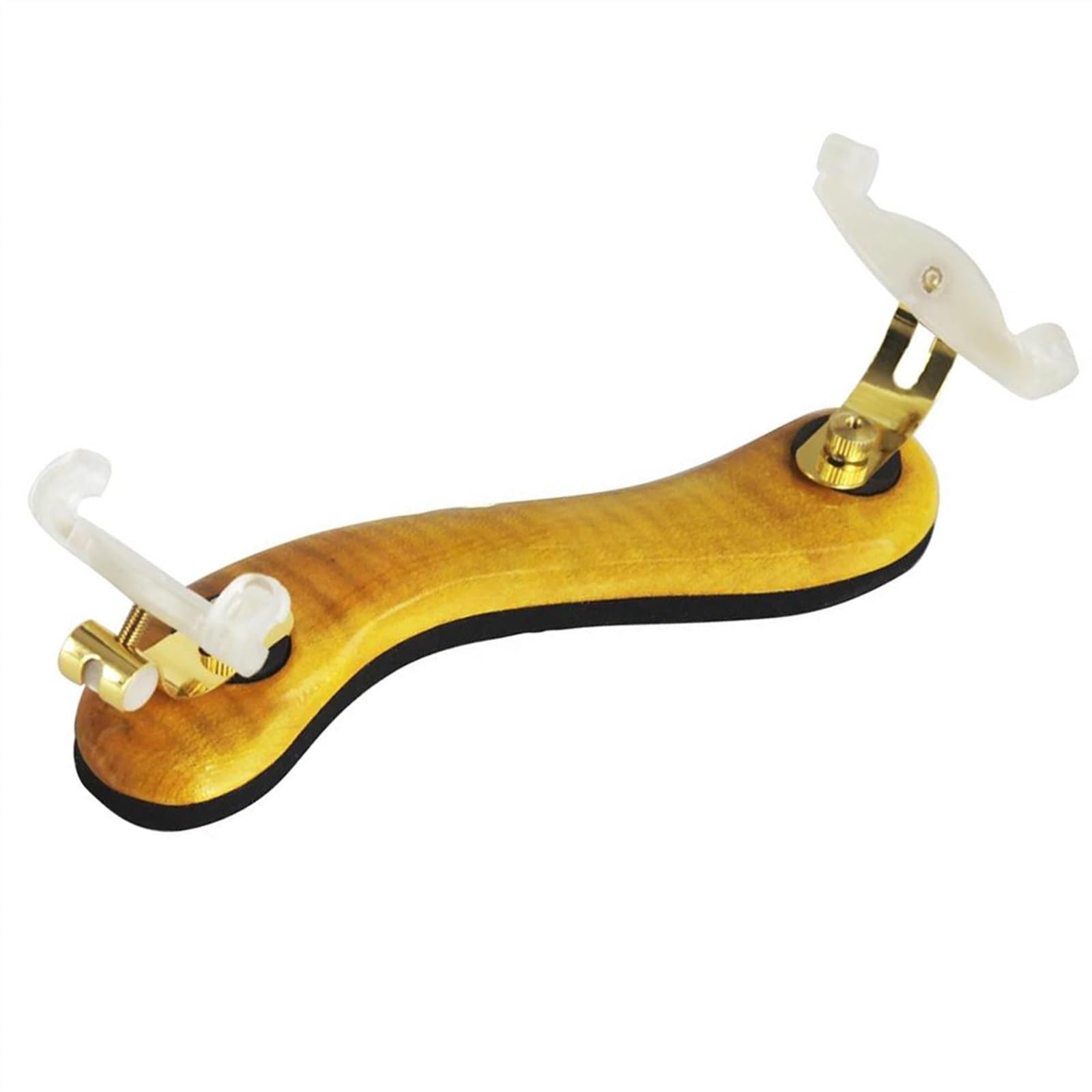 Hombrera para violín Almohadilla De Hombro Ajustable Para Violín Accesorios Para Instrumentos De Cuerda 1/2 1/4 3/4 4/4 Almohadilla De Hombro Para Violín Acolchada Negra(1-2 1-4)