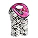 BUILT NY 2-Bottle Neoprene Wine/Water Bottle Tote, Garden Rose Black & White