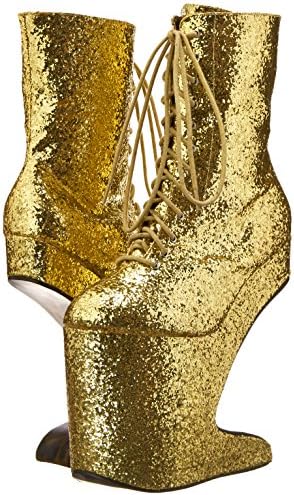 Bettie Page Women's Bp579-chablis, Gold, 7 M US | Image 6