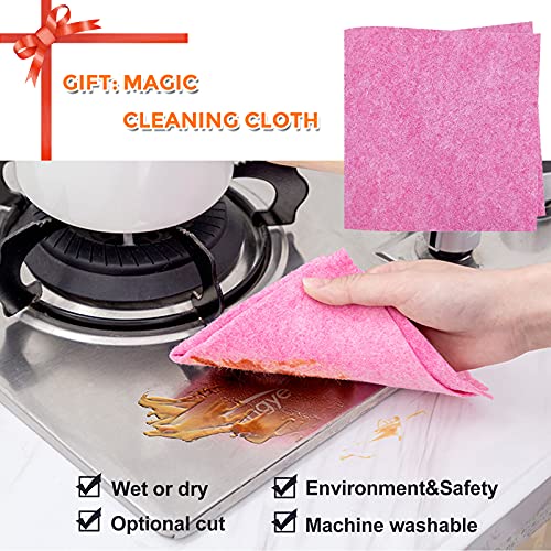 Image of Air Fryer Drip Tray for Chefman, 2 PCS Upgraded Nonstick Drip Pan, Oil Drip Tray, Oven Drip Pan, Air Fryer Replacement Parts for Chefman Ultrean Aria Emeril Lagasse Air Fryer, Dishwasher Safe