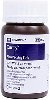 CURITY Packing Plain Gauze Strips, 2