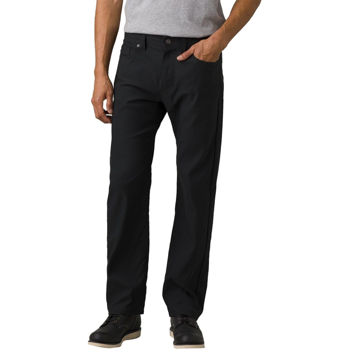 prAna Brion Pants II Trousers for Men Abrasion and Water Resistance Zip and Fly Closure Belt Loops Black