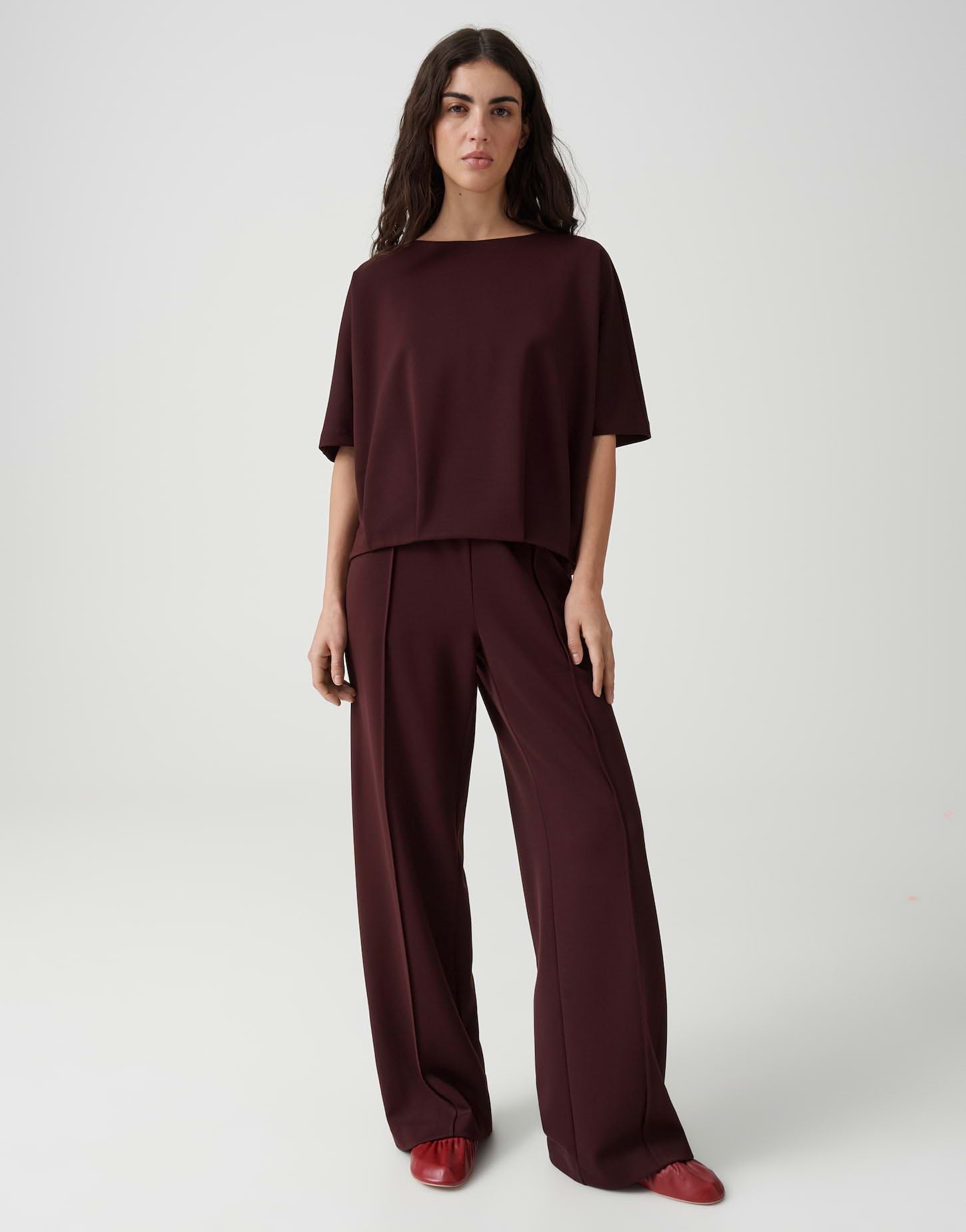 OPUS Damen Sweatshirt | Sweatshirt aus Cotton Modal Mix Regular Fit