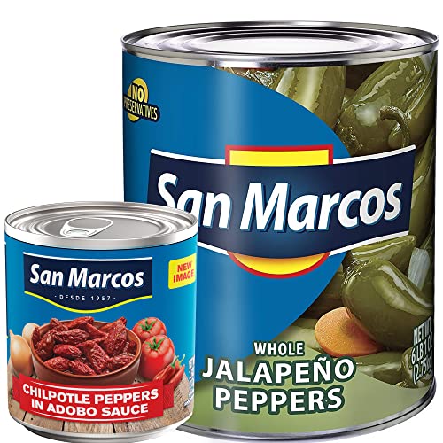 San Marcos Whole Jalapenos, 6 Lb and San Marcos, Chilpotle In Adobo Sauce, 7.5 Ounce image 2