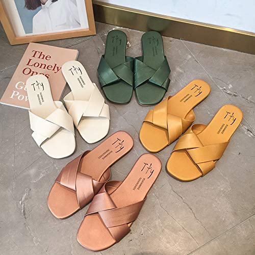 Bigfanshu Sapatos femininos primavera e verão 2020 coreano seda cetim pontiagudo gravata borboleta c