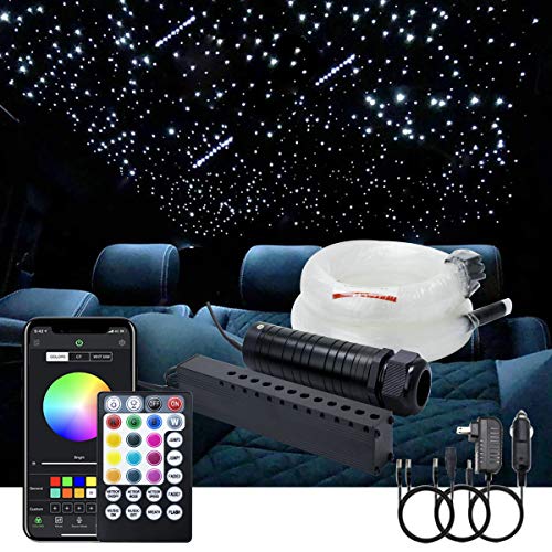 Black Friday 🔥 AKEPO 6W Car Home APP Control+Music Mode+Meteor Effect Fiber Optic Lights Star Ceiling Light Kit, RGBW Sound Sensor Light Source+Mixed Fiber Cable 430pcs(0.75+1+1.5mm)9.8ft/3m+28key Musical Remote Black Friday - 60% OFF AKEPO 6W Car Home APP Control+Music Mode+Meteor Effect Fiber Optic Lights Star Ceiling Light Kit, RGBW Sound Sensor Light Source+Mixed Fiber Cable 430pcs(0.75+1+1.5mm)9.8ft/3m+28key Musical Remote