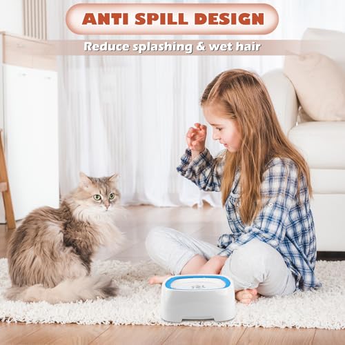 Hunde Wassernapf ohne Verschütten, MXTIMWAN Spritzsicherer Wassernapf 1500ml, Trinknapf Anti Schlabber, Auslaufsicherer Hundenapf, Trinknapf Hund Anti Schlabber