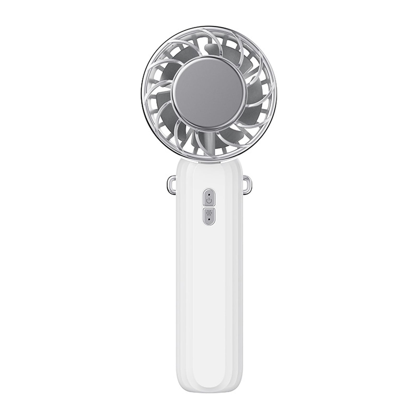 Uqezagpa Foldable Handheld Cooling Fan Pocket Fan Small Handheld 2000mAh Small Table Suitable for Camping Use Quiet Operations