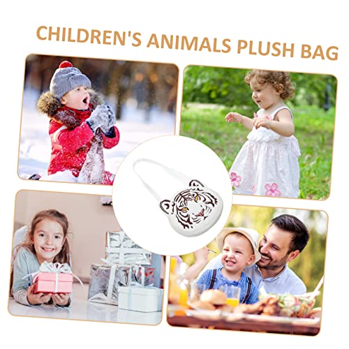 Plush Tiger Crossbody Bag for Boys and Girls Animal Messenger Bag Soft Children's Shoulder Purse Adjustable Strap Cute Plush Handbag for Boys and Girls2