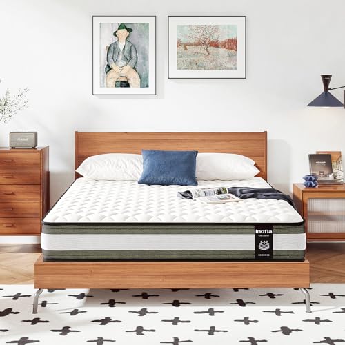 Inofia マットレス シングル マットレス専門ブランド 高反発マットレス 極厚24cm ベッドマットレス ポケットコイル 体圧分散 通気性 抗菌防臭加工 快適睡眠 高耐久性 圧縮梱包 持ち運び便利 底付き感無し 極上の寝心地