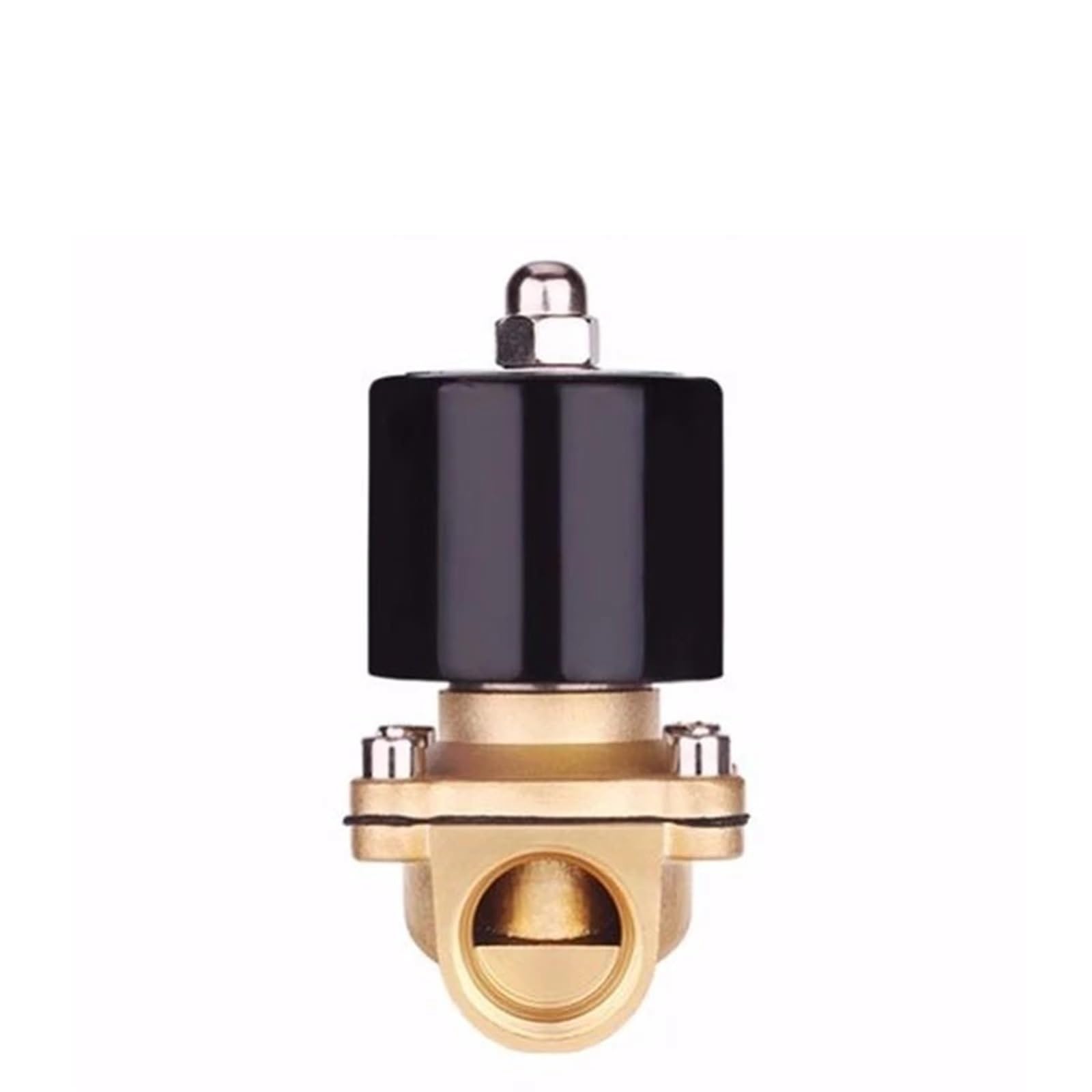 Mosiężny zawór elektromagnetyczny normalnie zamknięty DN8 DN10 DN15 DN20 DN25 N/C Zawór pneumatyczny do wody oleju powietrza 12 V/24 V/220 V/110 V (220 V-Chiny, DN15-24 H-use)