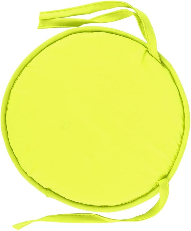 GANAZONO Chair Cushion Pads Yellow Polyester Sponge with Fastening Tie