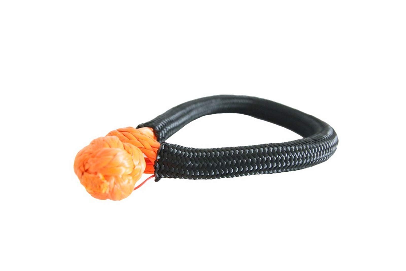 Winch Rope, Orange 10mm*80mm ATV Winch Shackle for Parts,UHMWPE Shackle,ATV Winch Cable