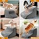 Haustiertreppe Hundetreppe 30cm 2 Stufen rutschfest mit Waschbarem 3D Cordbezug, Hundetreppe für Kleine Hunde Hochwertige Schwamm, Hunderampe für Kurzbeiniger Hund