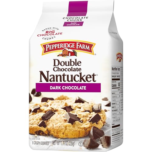 Pepperidge Farm Cookies 7860 Nantucket Crispy Double Dark Chocolate Chunk Cookies thumb #5