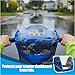 Dashboard Rain Cover – Square Type Waterproof Gauge Cover, Sun & Rain Protection for Outdoor Vehicles, Scooters, ATVs, Boats (Royal Blue)