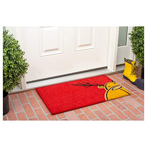 Calloway Mills 120971729 Christmas Moose Doormat, 17
