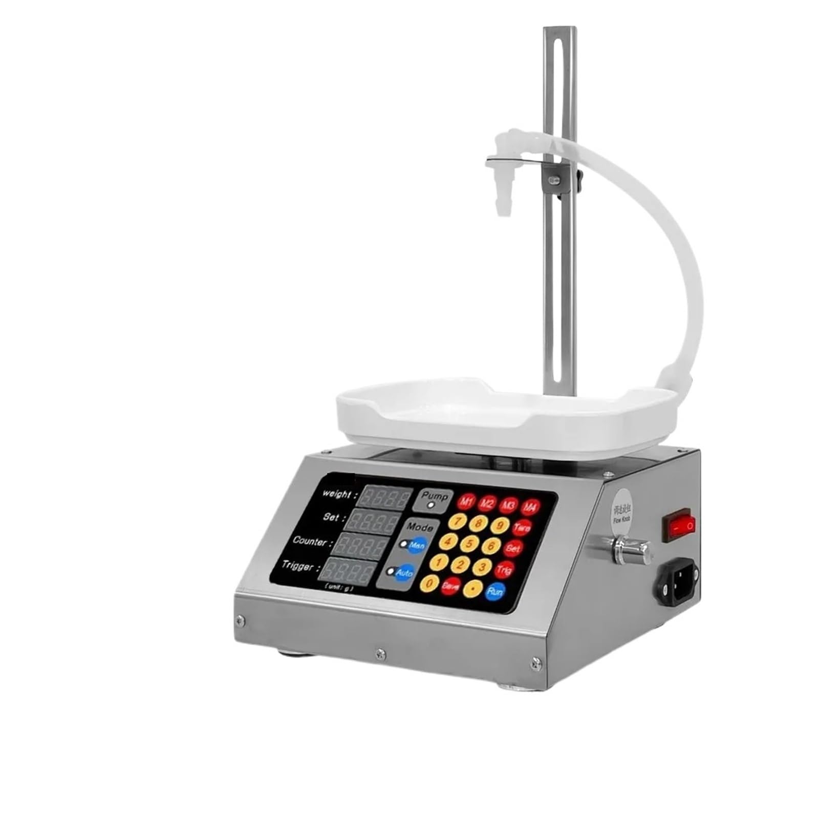 CUDTAPI - Filling Machine Liquid Filler For Oil Water Drink Wine Juice Weighing Diaphragm Pump 10ml-3000ml Electronic Scale Liquid Paste Filling Machine