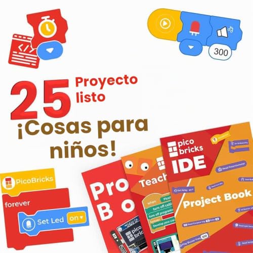 Raspberry Pi Pico W Kit IoT para aprender programación y robótica sin soldar en casa 6
