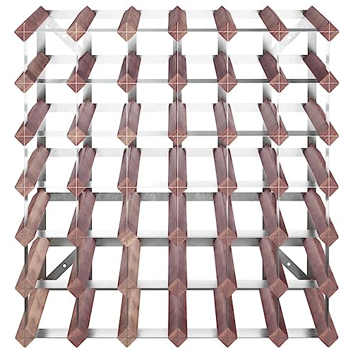 Soporte para 42 botellas de vino madera pino sólida miniatura 2
