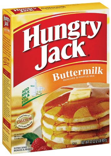 Hungry Jack Buttermilk Pancake and Waffle Mix, 32 Ounce