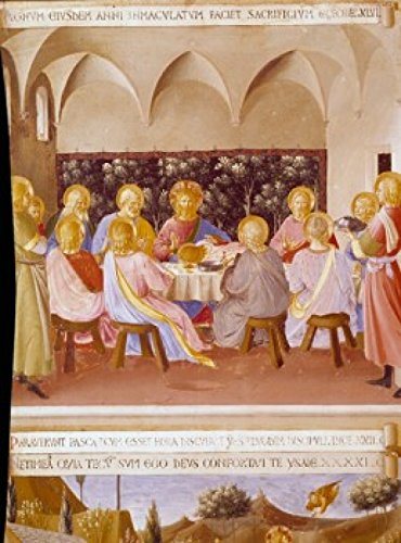 Amazon.co.jp: Posterazzi 最後の晩餐 ポスター Fra Angelico