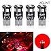 AGLINT W5W T10 LED Ampoule 194 168 2825 LED 9SMD CANBUS Sans Erreur Feux Pour Voiture Lampes D'intérieur Voitur De Plaques D'immatriculation Lumières Rouge 4PCS