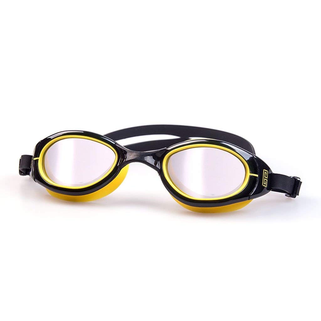 Schwimmmaske, Schutzbrille, UV-Schutz, beschlagfrei und auslaufsicher, für Männer, Frauen, Jugendliche, Erwachsene, Tauchen, Schnorcheln (D)