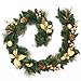 Produktbild WeRChristmas Weihnachtsdeko 1.83 m Lange Girlande, Cremefarben/Goldfarben