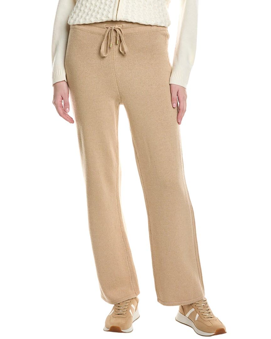 Anne Klein Women's Wide Leg Sweater Pant Side Rib