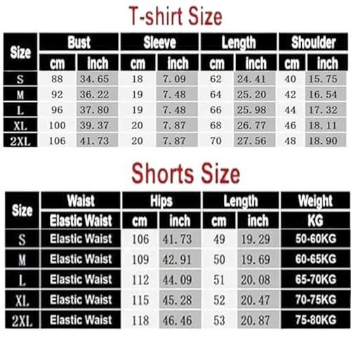 Conjunto de shorts de cordão de manga curta texturizada de textura masculina (shape-A,XL)