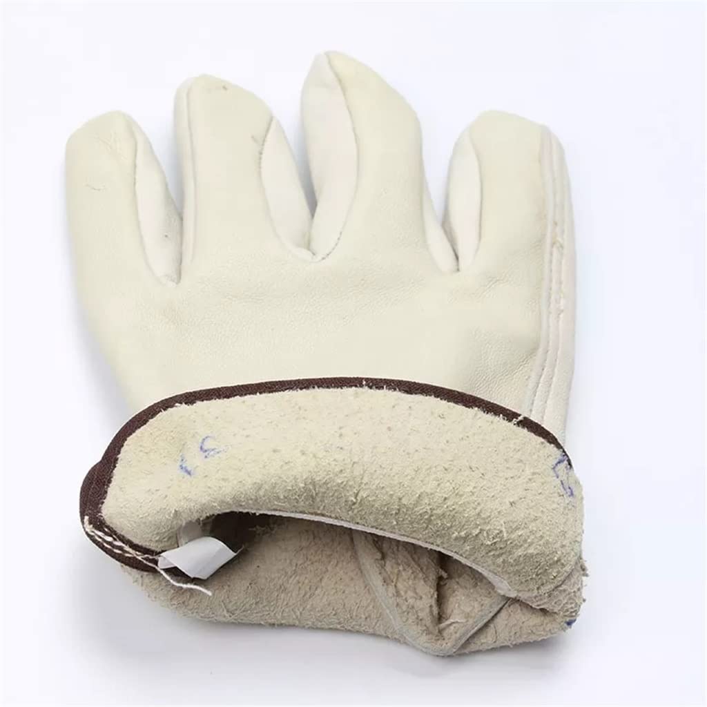 Gants de Moto en Cuir Motocross Rider Racing Gants d'équitation pour Hommes (Couleur : A, Taille : Code XL)