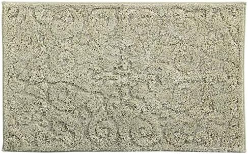 Amazon Brand - Umi Orisini Anti Slip Soft Bath Mat Water Absorbent Cotton 60 x 90 Cms Sage