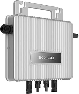 EcoFlow Stream Mikro-Wechselrichter 800W 0% VAT, Intelligenter Solarwechselrichter WLAN für Balkonkraftwerk, PV-Wechselrichter für 2 Solarpanele, IP67 wasserdicht, integrierter MPPT, App-Steuerung