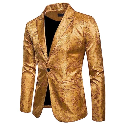 Long Sleeve Blazers for Man Fall Winter Turtle Neck Work Blazer Formal Sequin Sparkly Blazers Outfit Mens 20252