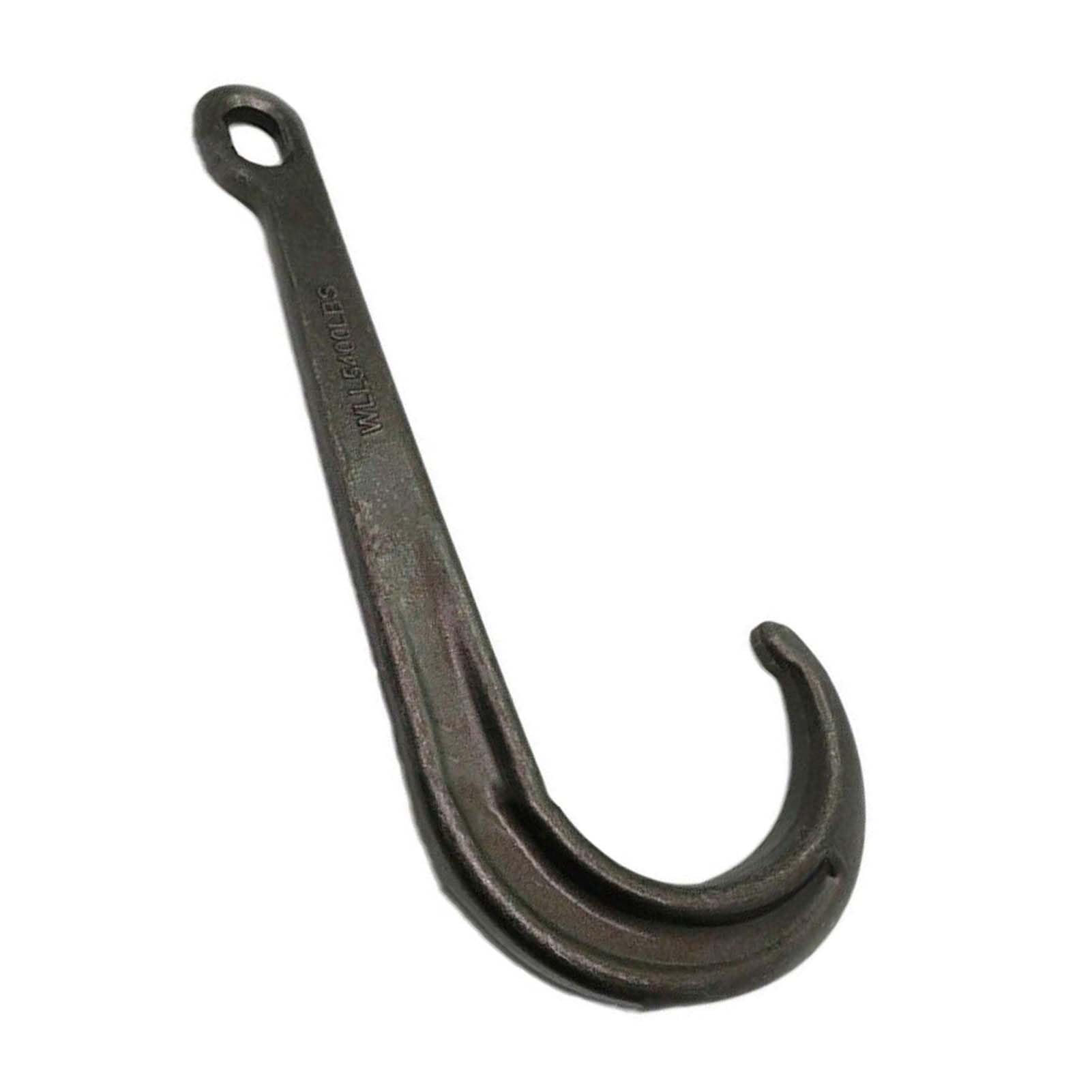 GUODDM Obstacle car 5T Long Shank J Hook - J Type Hanging Chain Hook, Transport Tow Chain Galvanized Safety Hook For Car Wrecker Recovery Breakdown car(Single hook)
