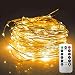 QUN FENG LED SopoTek 13ft 40 LEDS Starry Lights Fairy Lights Copper LED Lights Strings AA Battery Powered Ultra Thin String Wire 40 Leds Warm white