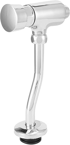 Zerone Válvula de descarga de orinal, válvula de descarga manual G12 de ahorro de agua, juego de válvula de descarga de orinal de cobre, montaje en