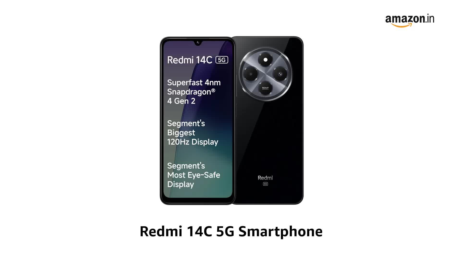 Redmi 14C 5G (Starlight Blue, 4GB RAM, 128GB Storage) | Superfast