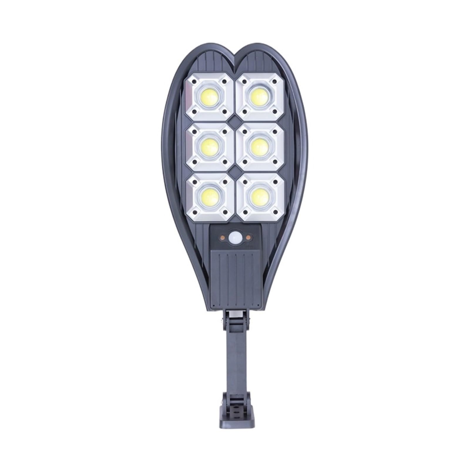 NGTFDCP Solar Street Light, 2pcs Solar Powered High Brightness Lighting Street Lamp, Outdoor Waterproof, Human Body Sensing, Courtyard LED,for Garden,Garage(6 grids)
